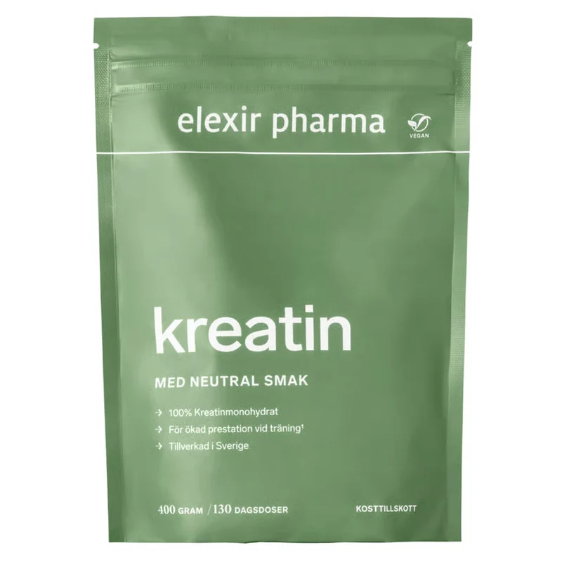 Elexir Pharma Kreatin 400 g Naturell