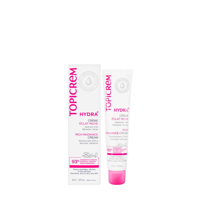 Topicrem Rich Moisturizing Radiance Cream 40 Ml