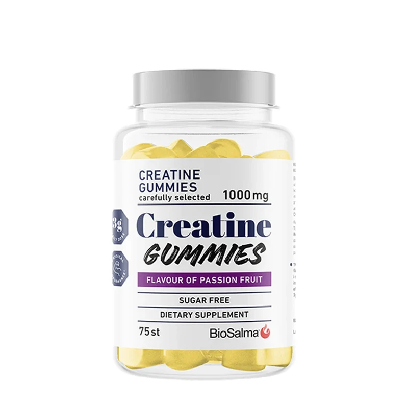 Biosalma Creatine Gummies 1000 mg Passion Fruit