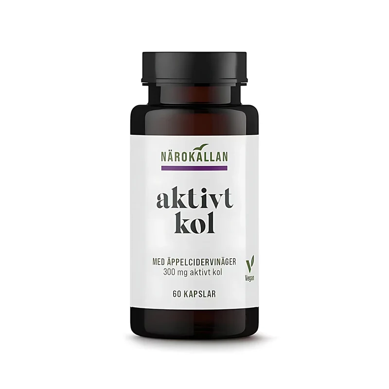 Närokällan Aktivt kol + Äppelcidervinäger 60 caps