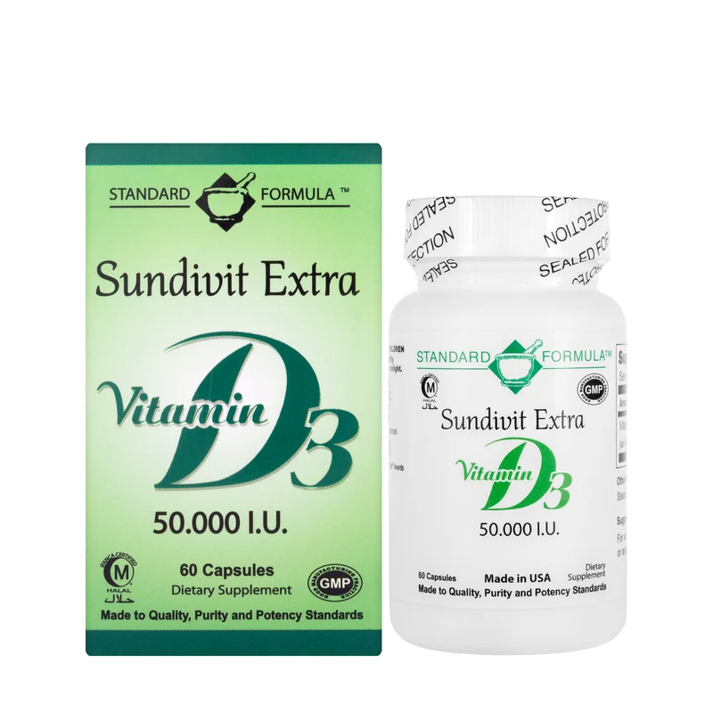 Sundivit Extra Vitamin D 50000 IU 60 Capsule