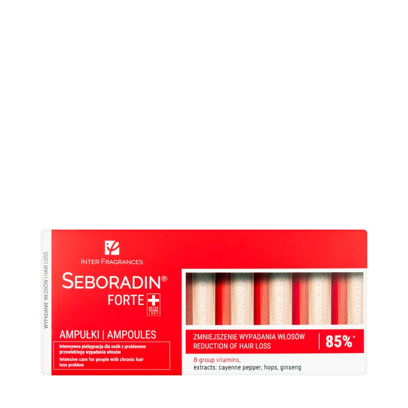 Seboradin Forte+ Hair Loss Ampule 14X5.5 Ml