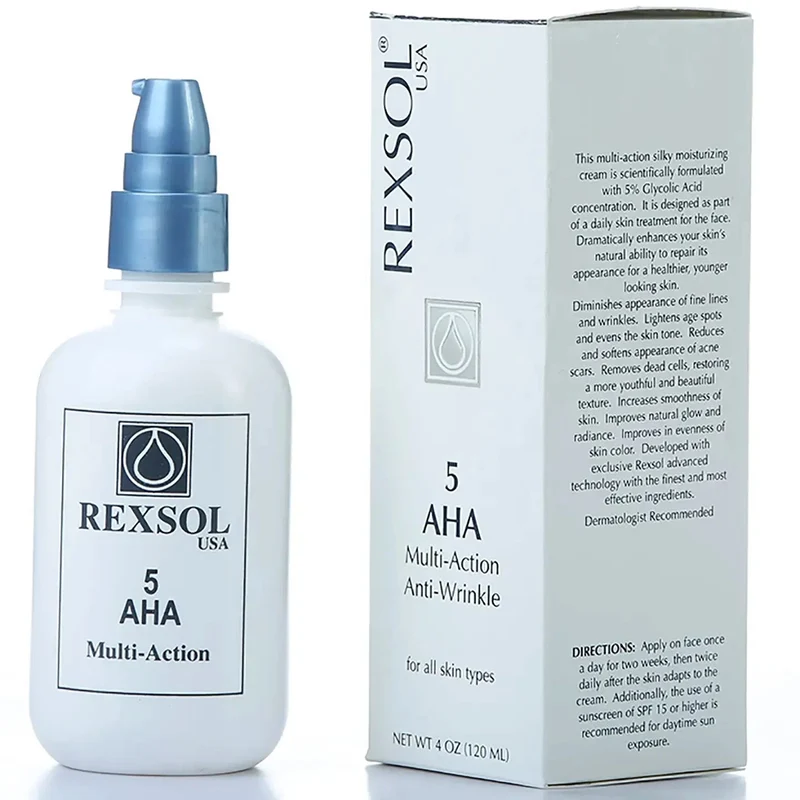 Rexsol 5% AHA Multi-Action Anti Wrinkle Cream 120 Ml