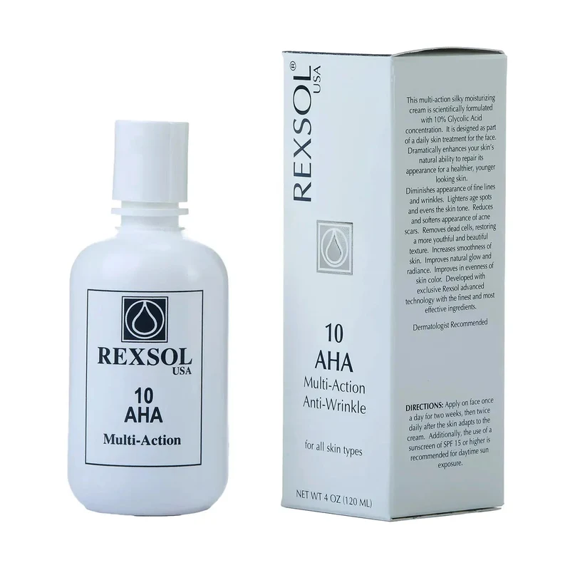 Rexsol 10 AHA Multi-Action Anti Wrinkle Cream 120 Ml