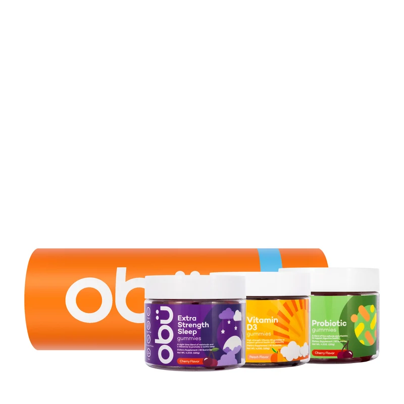 OBU [Vit-D3 + Probiotic + Extra Sleep Gummies] (Offer)