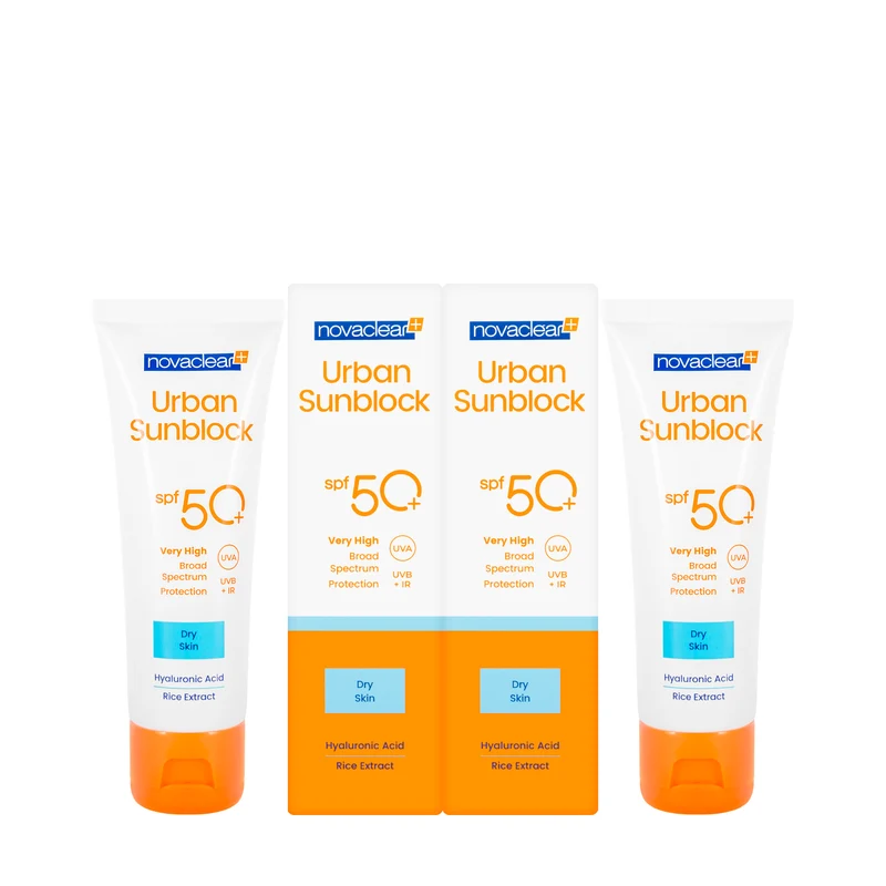 Novaclear Urban Sun [Dry Skin] Spf 50+ Face Cream 40 ml 40 Ml 1+1 Offer