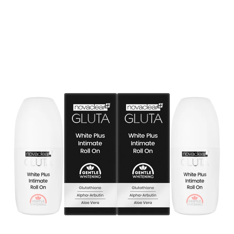 Novaclear Gluta White Plus Intimate Roll 1+1 Offer