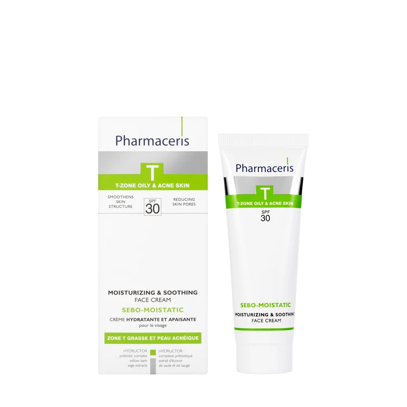 Pharmaceris T Sebo-Moistatic Moisturizing and Soothing SPF 30 Face Cream 50 Ml