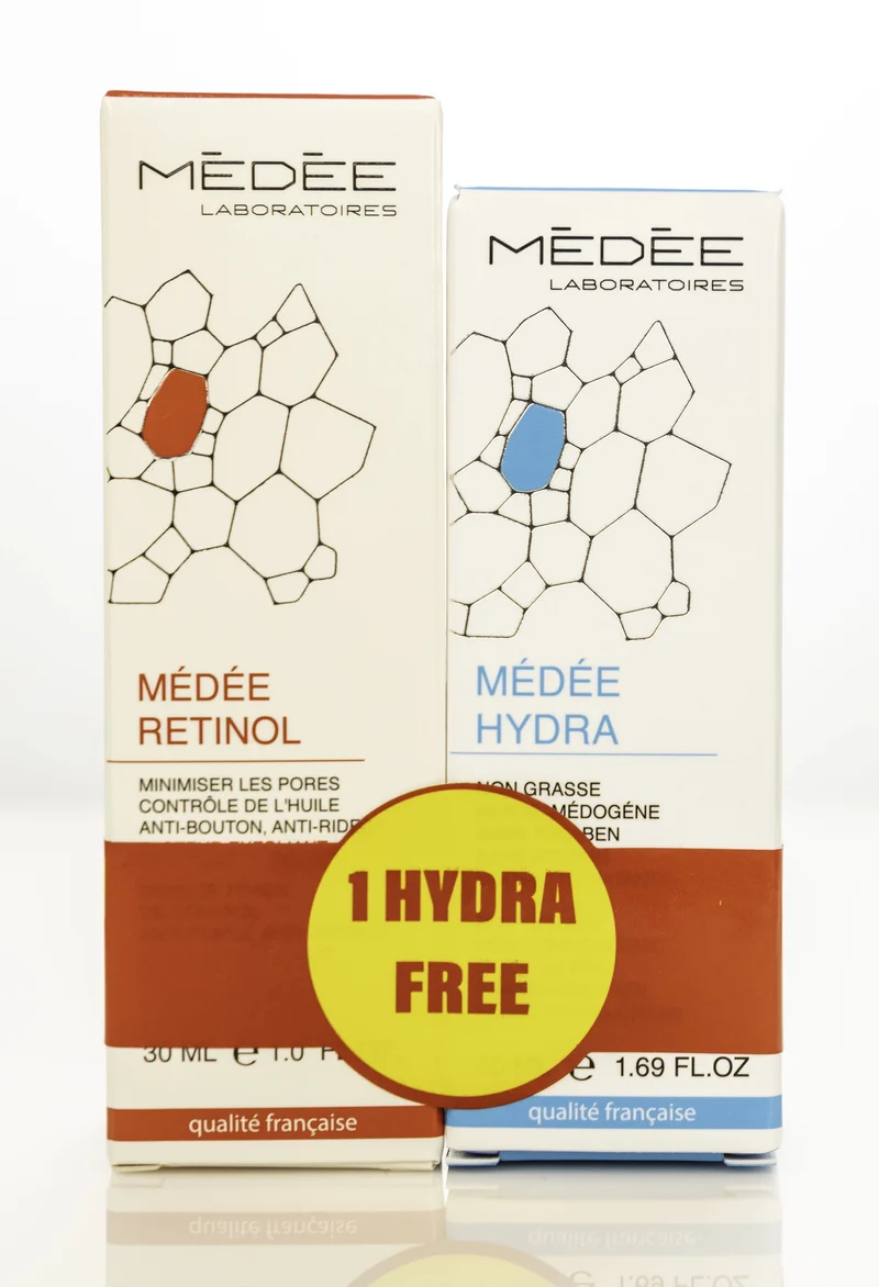 Medee Retinol Exfoliating Cream 30 Ml+Hydra Moisturizing Cream Offer
