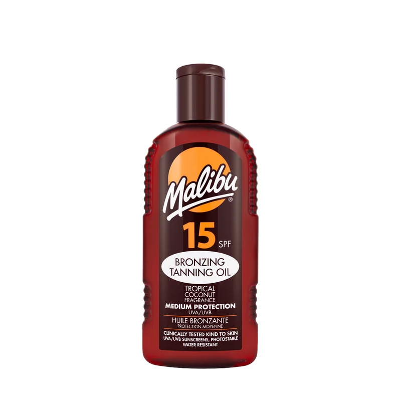 Malibu Bronzing Spf 15 Tanning Oil 200 Ml