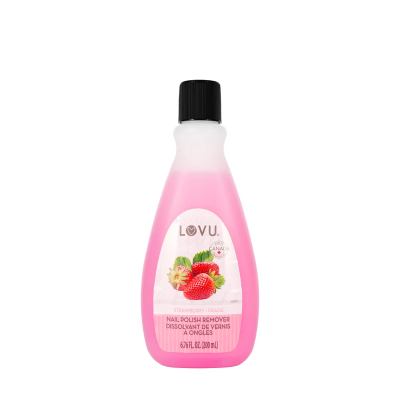Lovu Nail Polish Remover 200 Ml [Strawberry]