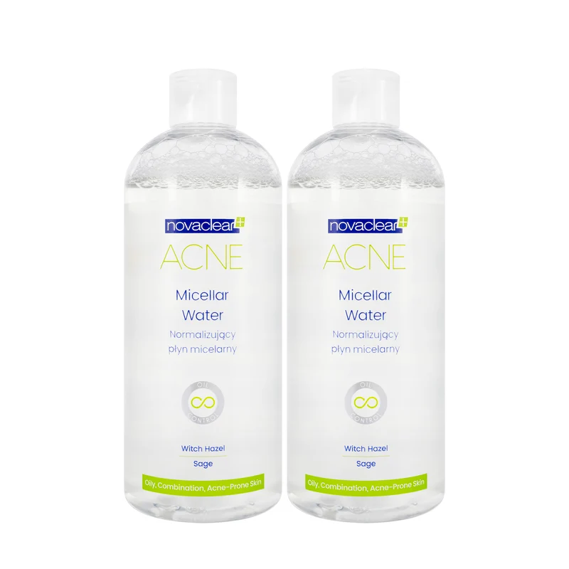 Novaclear Acne Micellar Water 400 Ml 1+1 Offer