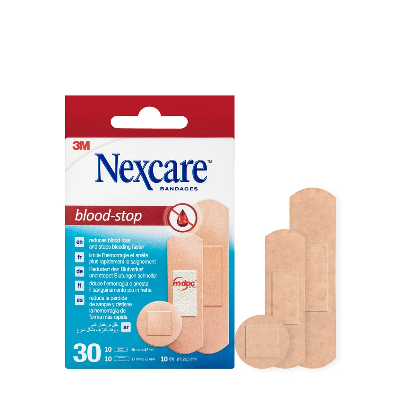 Nexcare Blood Stop Assorted 30 pieces [N1730]