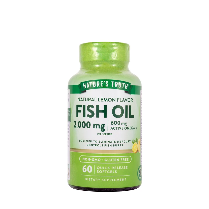 Nature Truth Omega-3 Fish Oil 60 Capsule[Lemon]