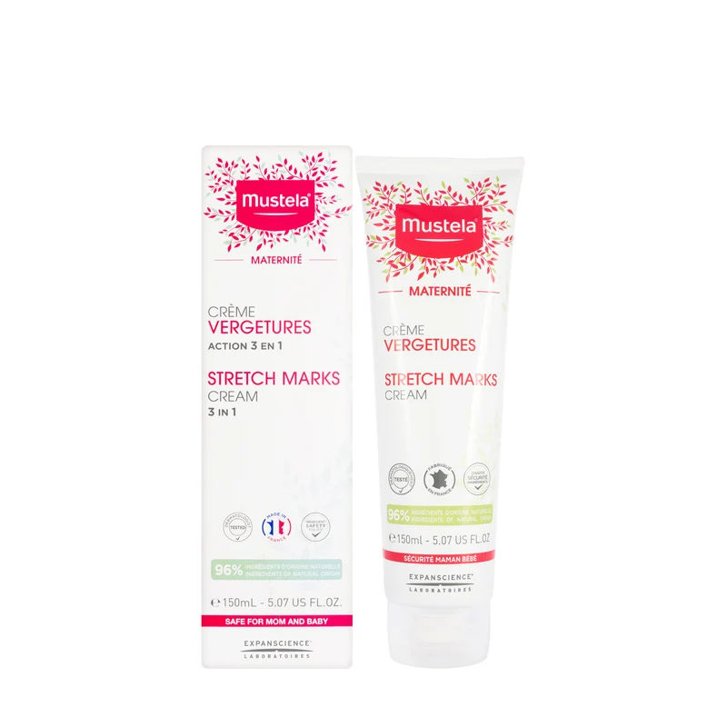 Mustela Stretch Marks 3In1 Cream 150 Ml