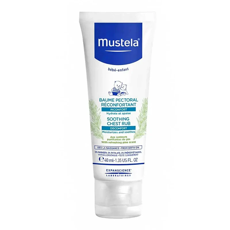 Mustela Soothing Chest Rub Cream 40Ml