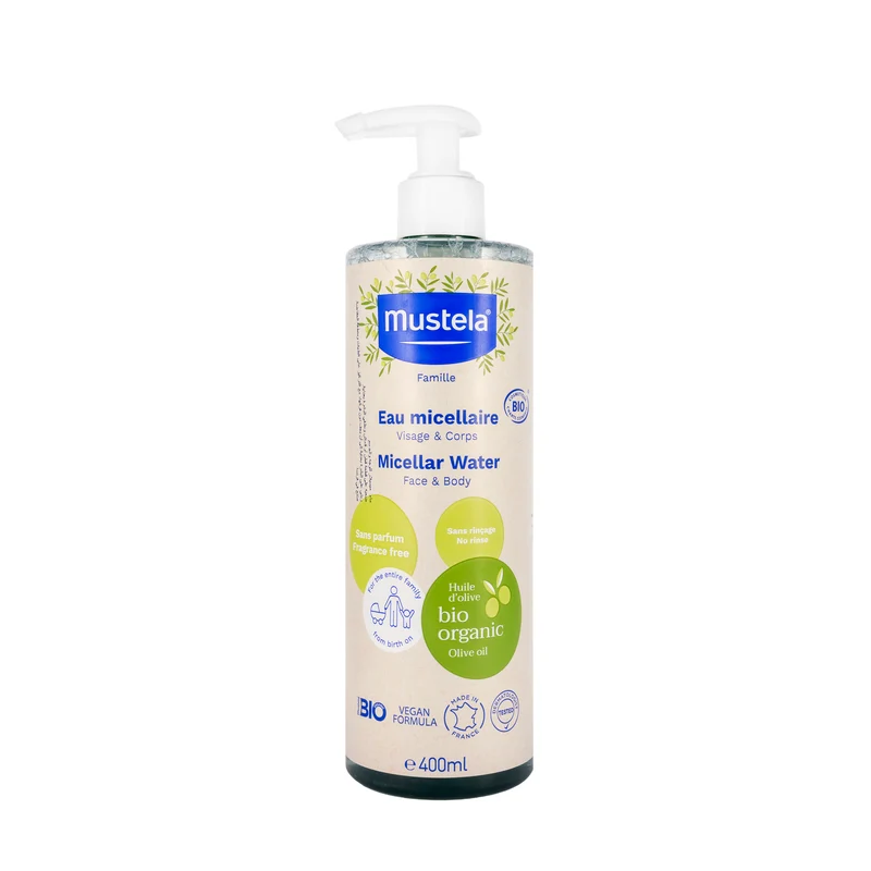 Mustela Organic Micellar Water 400 Ml