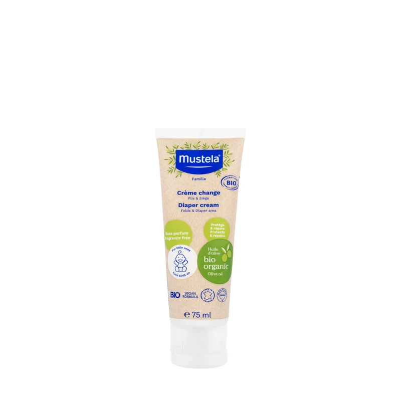 Mustela Organic Diaper Cream 75 Ml