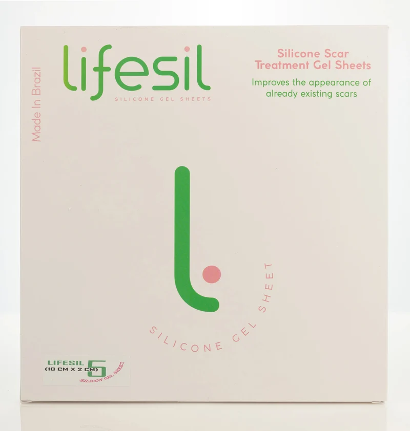 Lifesil Silicon Scar Gel Sheet 10X2 Cm 5 Piece