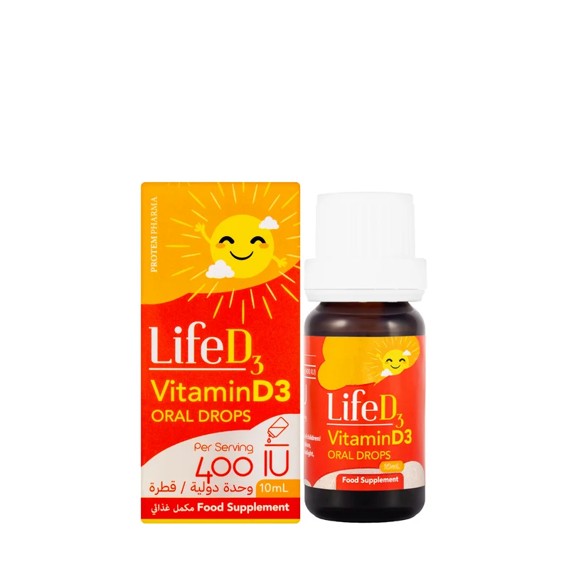 Life-D3 Vitamin D3 400 IU Drops 10 ml