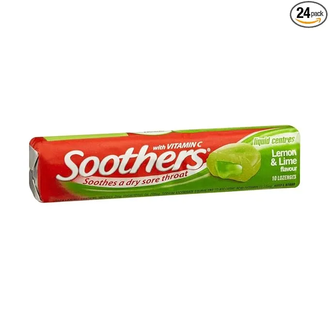 NESTLE Soothers Lemon Lime Lozenges 10pk
