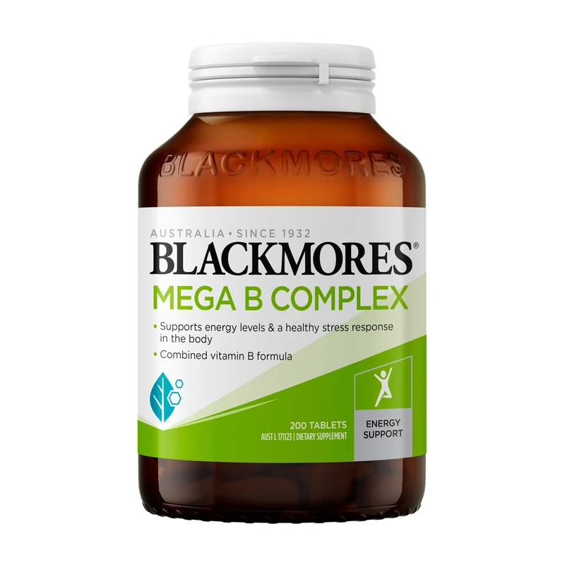 Blackmores Mega B Complex Tabs 200s