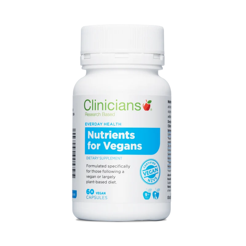 Clinicians Nutrients for Vegans 60s