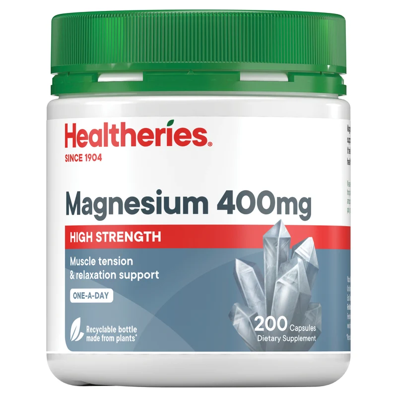 Healtheries Magnesium 400mg 200 Capsules