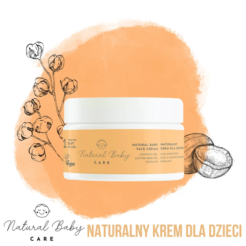Natural Baby Care Natürliche Baby-Gesichtscreme 50 ml