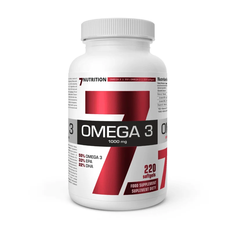 7Nutrition Omega-3 1000mg 220 Weichkapseln