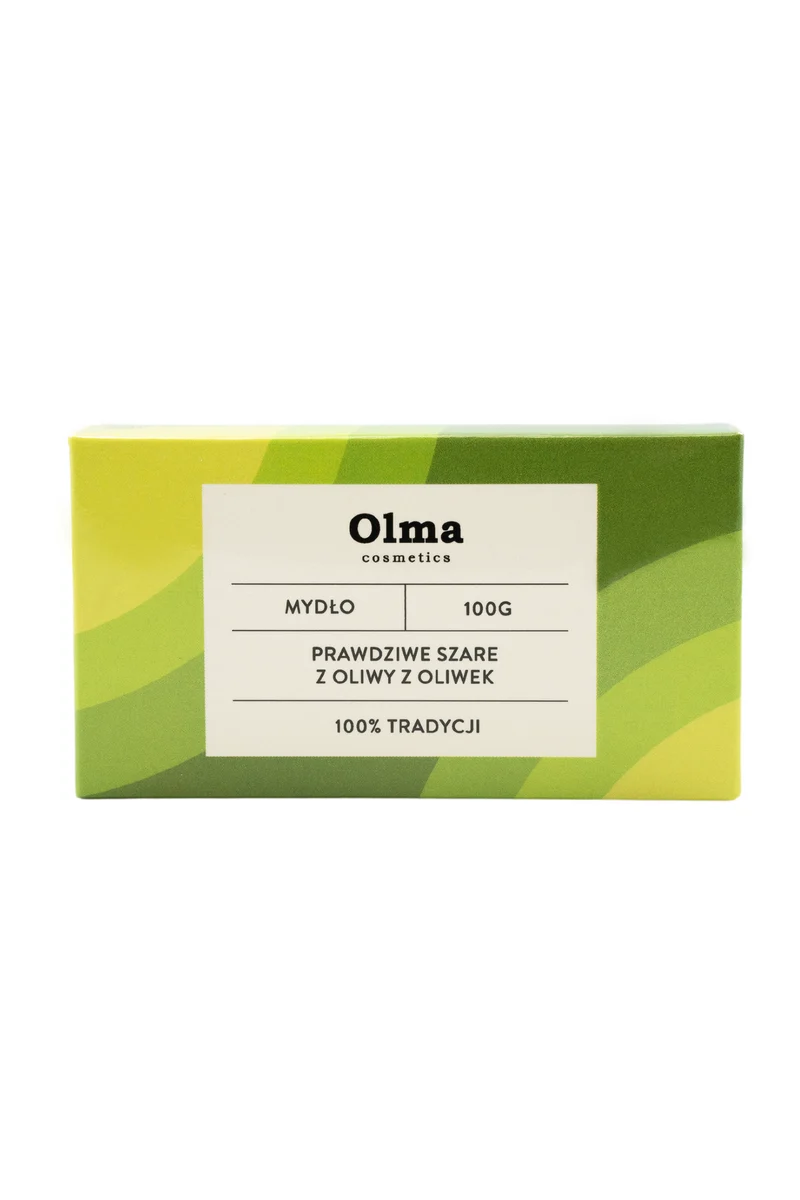 OLMA COSMETICS Echte Olivenöl-Grau-Seife (100 g)