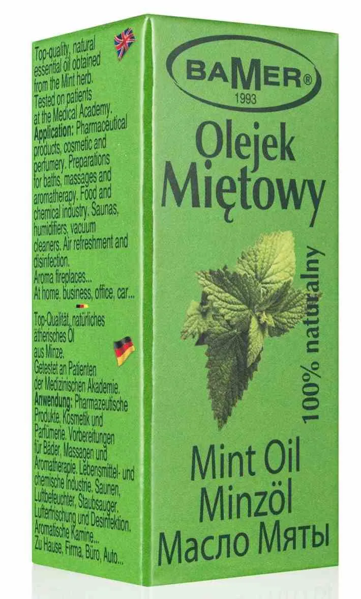 BAMER natürliches ätherisches Pfefferminzöl 7 ml