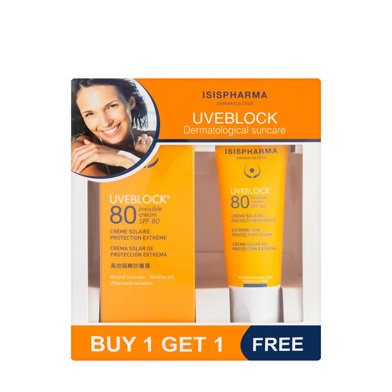 Isis Spf 80+ Invisible Cream 40 Ml [1+1] Offere