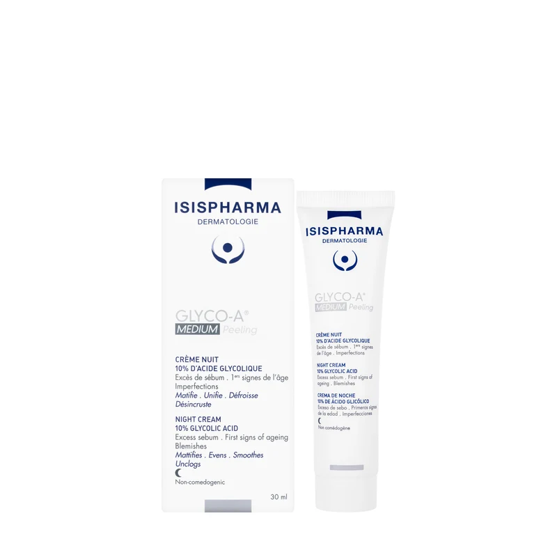 Isis Glyco-A Medium Peeling 10% Night Cream 30 Ml