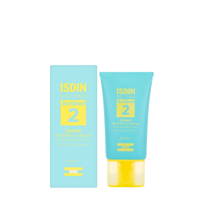 Isdin Acniben 2 Shine and Pimple Control Gel Cream 40 Ml