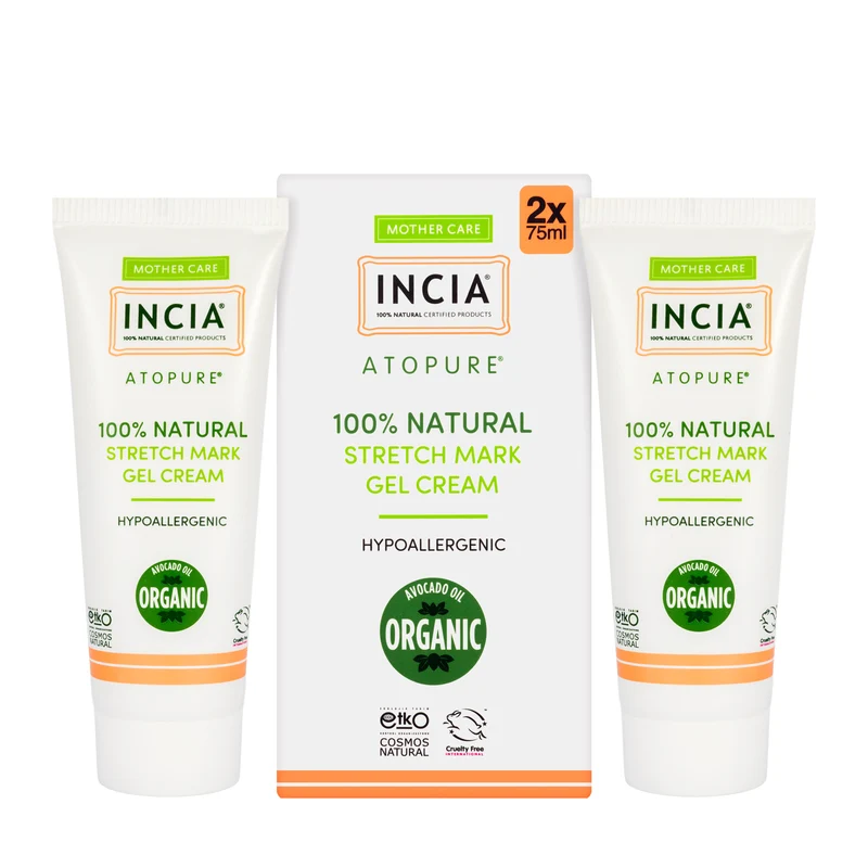 Incia Stretch Mark Gel Cream 2X75 Ml