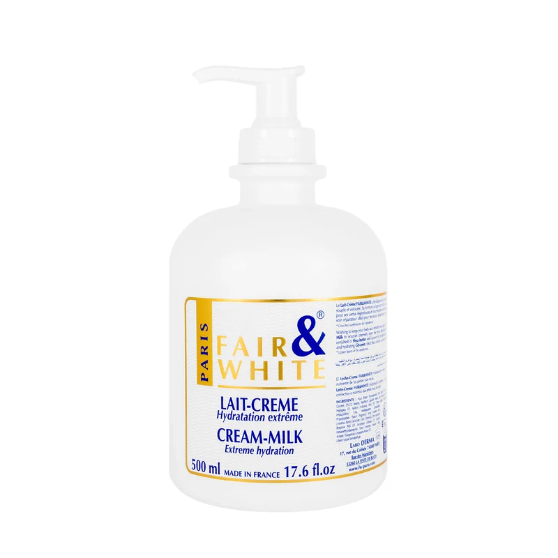 Fair And White Extreme Hydration Cream-Milk 500 Ml