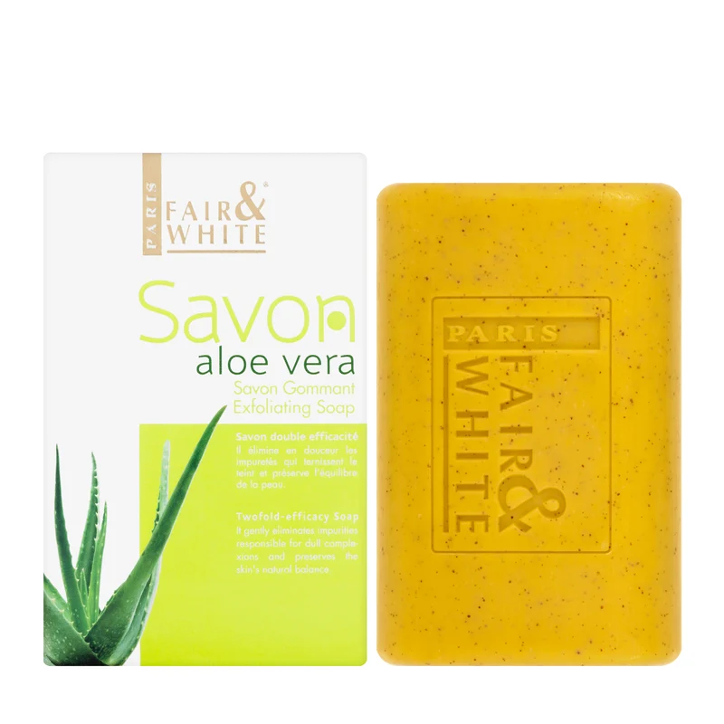 Fair And White Aloe Vera Exfoliating Soap 200 Gm