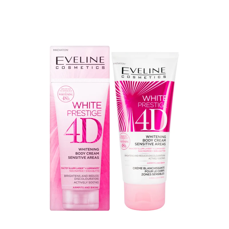Eveline White Prestige 4D Whitening Body Cream for Sensitive Areas 100 Ml