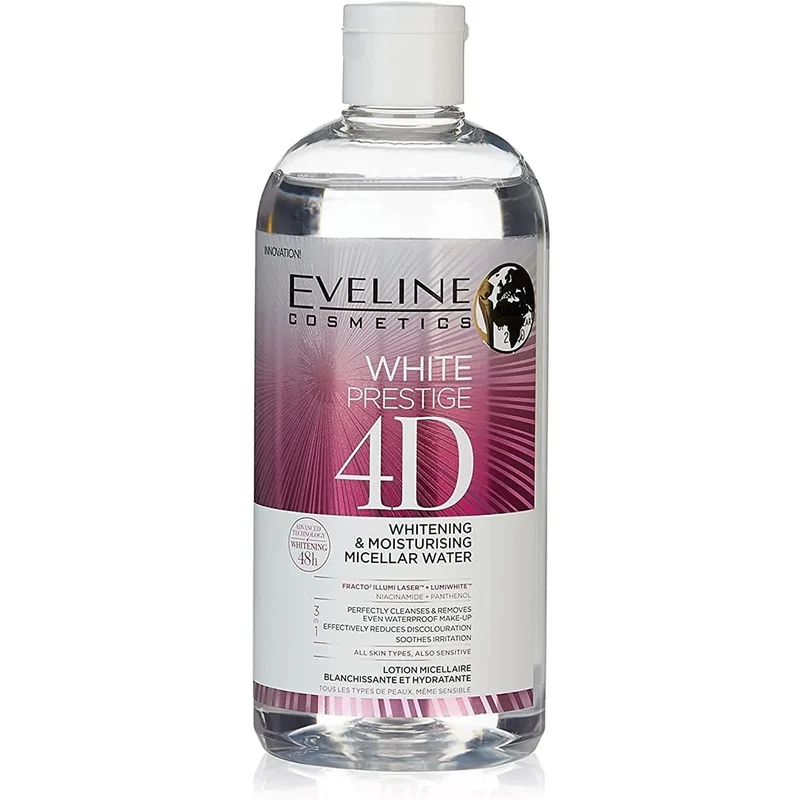 Eveline White Prestige 4D Whitening and Moisturising Micellar Water 400 Ml