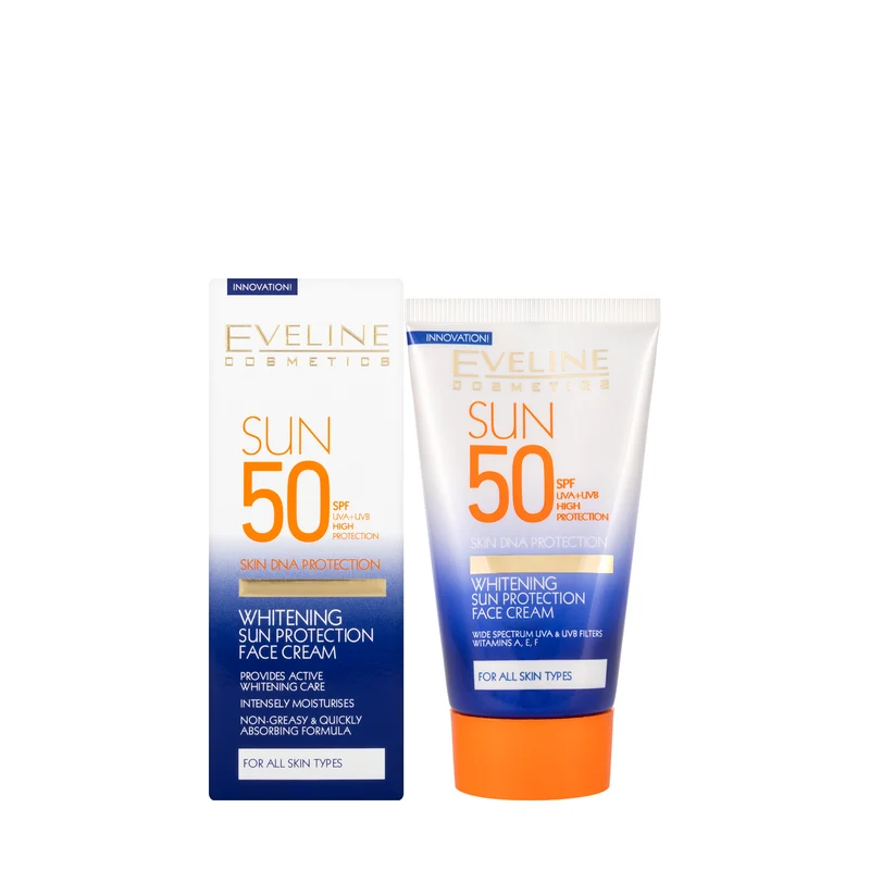 Eveline Sun SPF 50 Whitening Sun Protection Face Cream 50 Ml
