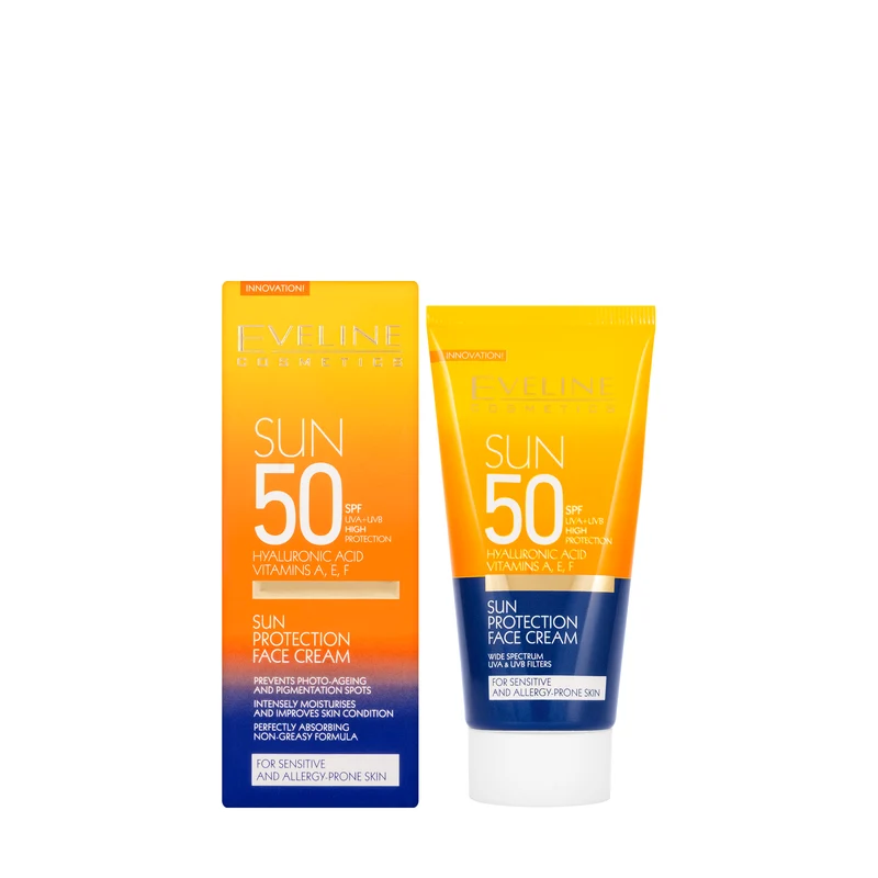 Eveline Sun SPF 50 High Protection Face Cream 50 Ml