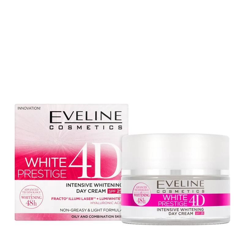 Eveline 4D White Prestige SPF 25 Intensive Whitening Day Cream 50 Ml