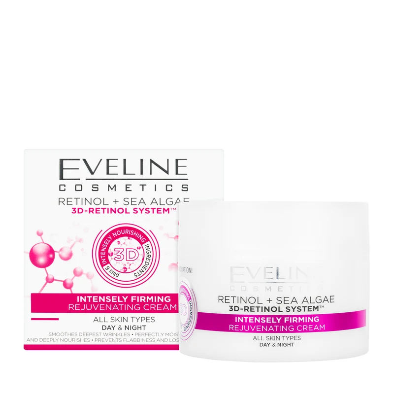 Eveline 3D-Retinol System Firming Rejuvenating Day and Night Cream 50 Ml