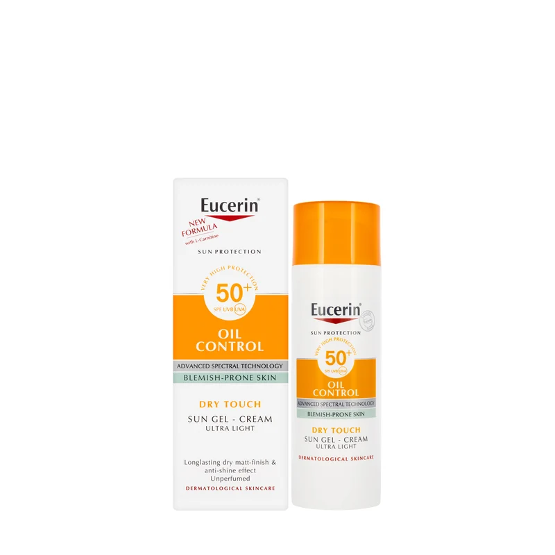 Eucerin Sun Oil Control Dry Touch SPF 50+ Gel-Cream 50 Ml