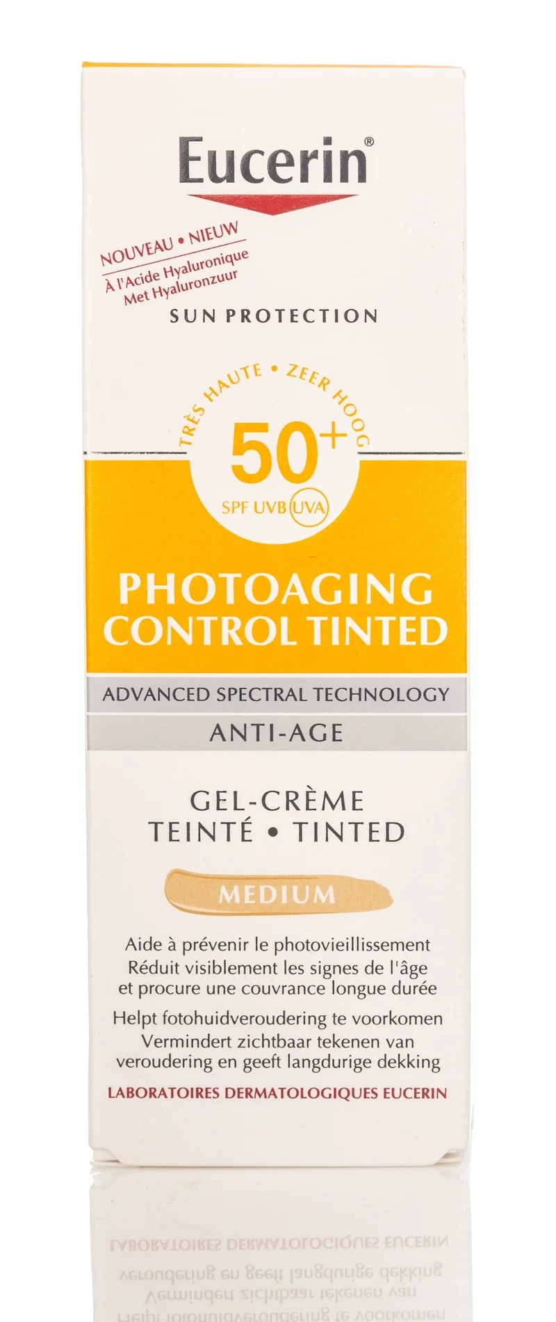 Eucerin Photoaging Control Tinted SPF 50+ Sun Gel-Cream Medium 50 Ml