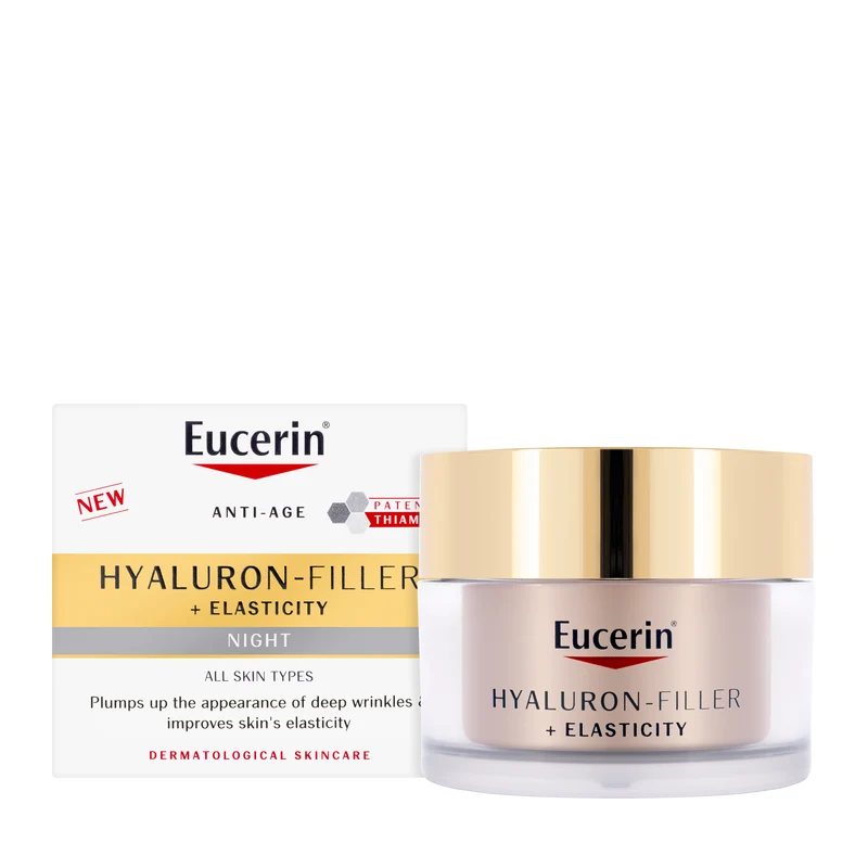 Eucerin Anti-Age Hyaluron-Filler + Elasticity Night Cream 50 Ml