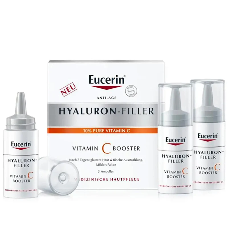 Eucerin Anti-Age Hyaluron-Filler + 3x Effect 10% Pure Vitamin C Booster 3 x 8 Ml