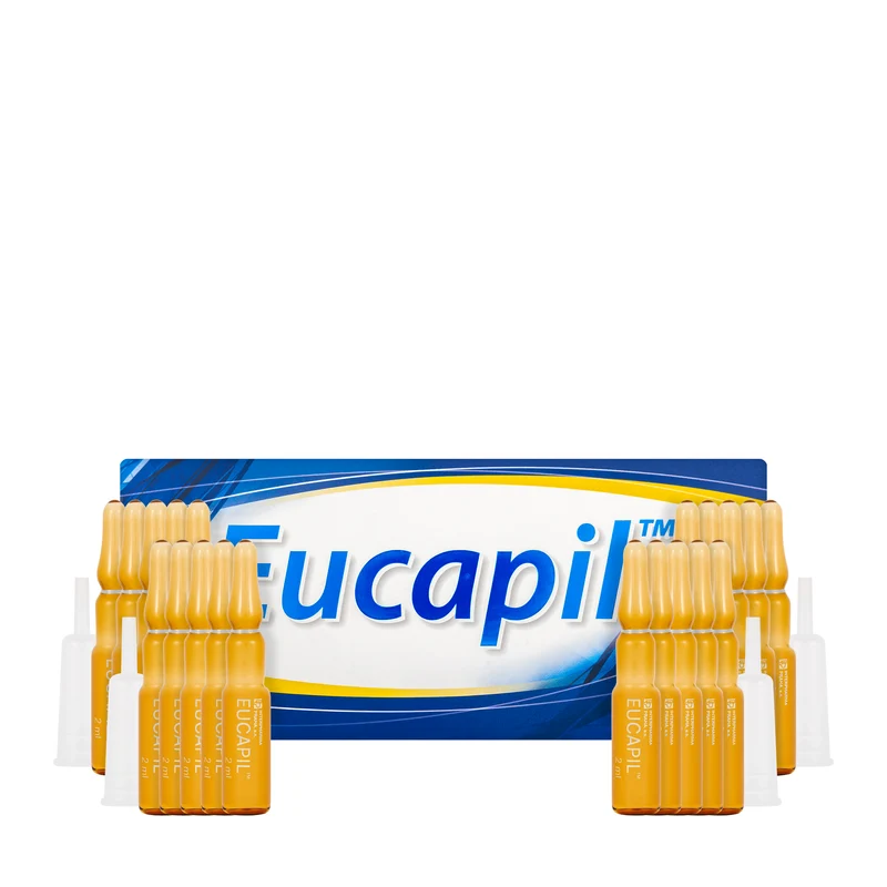 Eucapil (Fluridil) Hair Loss Treatment 30 Ampoules x 2 ml