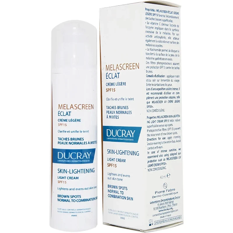 Ducray Melascreen Éclat Skin-Lightening SPF15 Light Cream 40 Ml
